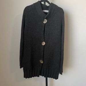 Lana Bilzerian Oversized Button Cardigan Alpaca Wool Blend Size XS